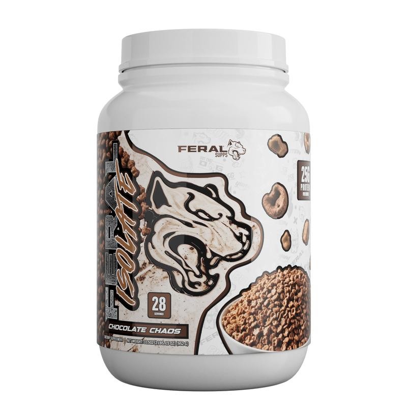 FERAL WHEY PROTEIN ISOLATE - Flavor: Cinnamon Crunch