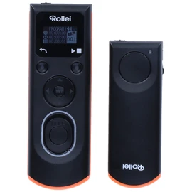 Rollei Wireless Remote Shutter Release for Nikon - Allows Wireless Remote Shutter, Long Bark Lights, Burst Image and Time Interval Recording of Your (Manufacturer) DSLM/DSLR Camera, LCD Display