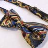 Paisley Colorful Multi [Bow Tie & Pocket Square] 2-Piece Set,