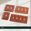 YDJSA Cherry Wood Blank Wall Plate Cover Decorator Style Perfect