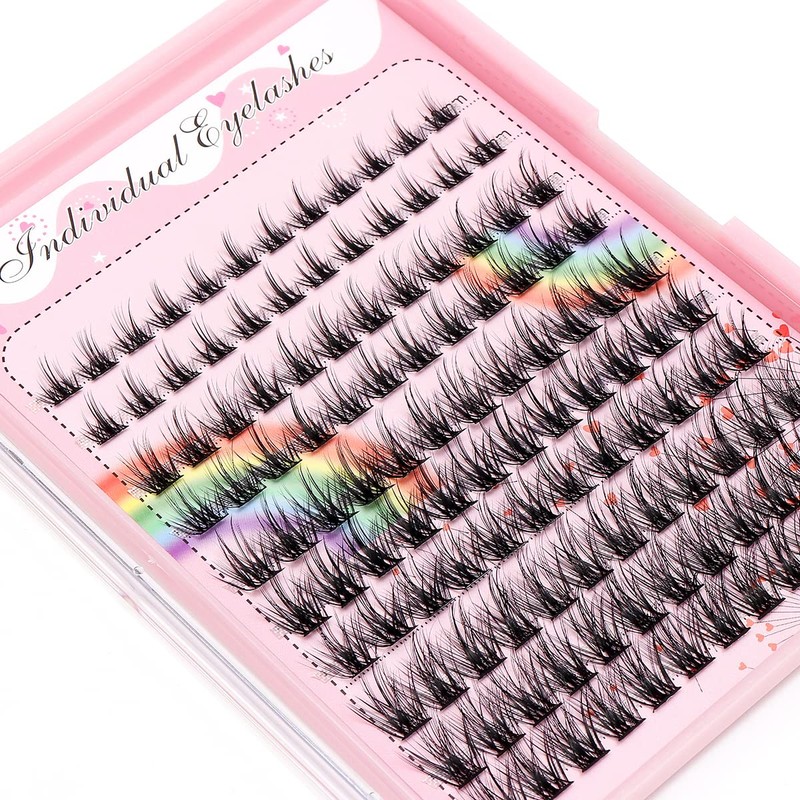 Bodermincer Lashes Clusters 10+12mm/12+14mm/14+16mm/16+18mm/10-12-14-16mm/14-16-18mm Mixed and 8-20mm to Choose Lashes