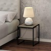 Furinno FM19122GYW Camnus Modern Living 2-Tier End Table, French Oak