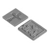 Rayher Label Christian Fish, Colourless, 5.2x3.7