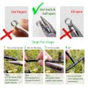 Heeqinn 1/4" Irrigation Hose Clamp, Firm and Leak-Proof, Easy to
