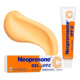 Neoprosone Gel Facial con Vitamina C y Arbutina Iluminador Intensivo Despigmentante Quita Manchas Favorece Tono Más Claro Uniforme Blanqueador Antiarrugas 30ml
