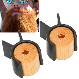 1 Pair Mustache Curler, Mustache Styling Template, Handlebar Mustache Training Wheels, Beard Shaper Tool Portable Mustache Styling Template Shaping Tool