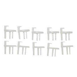 CANJPTON Compatible with Seitz Flyscreen Caravan Motorhome Window Blind End Clips SP042019Z 5 Pairs L/H & R/H