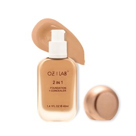 Oz Lab Beauty Gotchu Covered 2-in-1 Flawless Liquid Foundation Concealer GC-04 Honey Glow Vegan Cruelty-Free Long-Lasting, 1.41 FL. OZ/ 40 ML, pack of 1