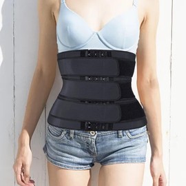 Harilla Taillentrainer für Damen, Shapewear, Body Shaper, Body Trainer, Bauchwickel, Hüftgurt, Beckengurt für Pilatesübungen, XL