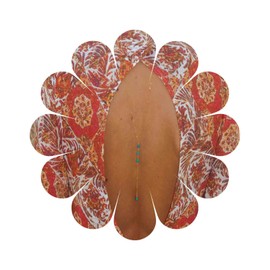 Yheakne Collar bohemio de color turquesa con parte trasera dorada, collar de gota de verano, para novia, para la playa, novia, sin espalda, joyería para mujeres y niñas