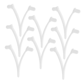 BESPORTBLE 1set Pool Cleaning V Clips Durable Handle Clips for Skimmer Nets Easy to Install Replacement Parts for Vacuum Head and Telescopic Rods Compatible with Standard Pool Poles 8pcs