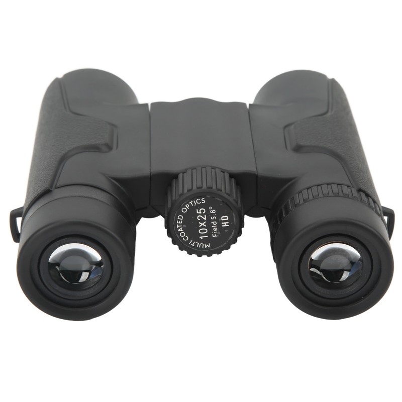 10x 25mm Compact Binoculars Small Pocket Folding Binoculars for Kids
