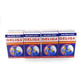 Geliga Muscular Balm Ointment Balsem Otot, 40 Gram (Pack of 4)