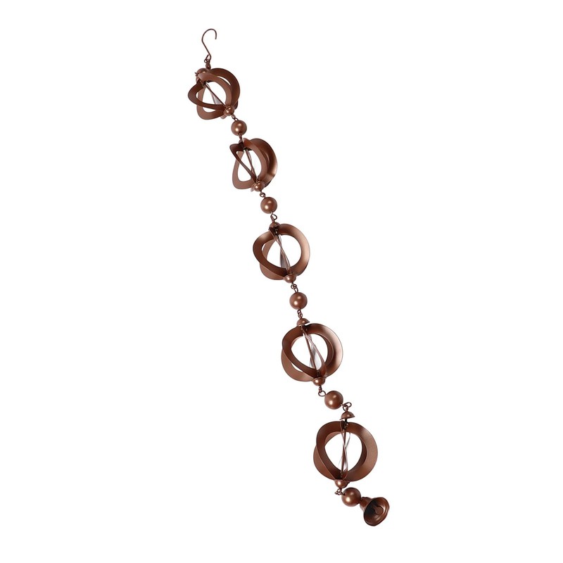 Hztyyier Hanging Metal Decorative Rain Chain for Garden Courtyard