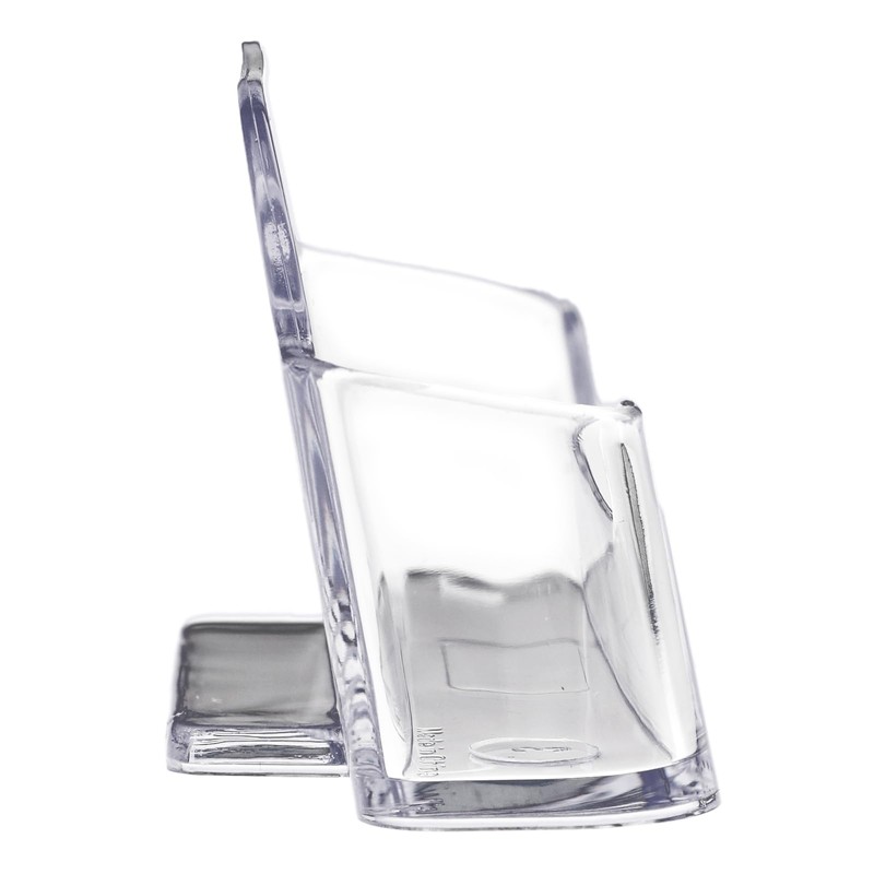 16pcs Plastic Business Card Holder, 3.8x1.4x1.8" (L x W x