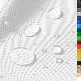 1buy3 Monaco Waterproof Polyester Fabric, 12,000 mm Water Column, Available in 20 Colours, Waterproof Outdoor Extremely Tear-Resistant Robust PVC Canvas, for Tarpaulin / Tent / Backpack / Bag