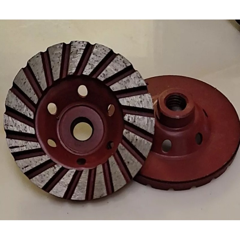 Roxx Tools 4 Inch Diamond Turbo Cup wheel 3 PIECE