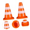 Warmhm 14 x Roadblock Sand Table Model Mini Warning Cones