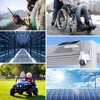Aokly 6Ah 12V LiFePO4 Battery 2000+ Cycle Life with 6A