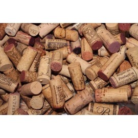 GetCorks Premium Recycled Natural Wine Corks From Around the US for Home Decor 100 Count.