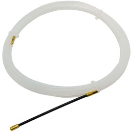 Lumonic Cable Retractable Aid 15 m with Guide Spring 3 mm I Retractable Spiral Made of Polyamide I Retractable Spring, Cable Retraction Tape for Electricians and Hobbyists