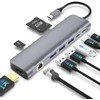 HUB C 9 en 1 USB con HDMI 4K, PD