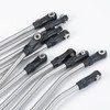 RCLions 1set/10pcs Stainless Steel Link Rod Ends Linkage for Axial