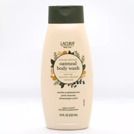 LACURA Oatmeal Body Wash 18 fl OZ (532 mL) Compare to Aveeno