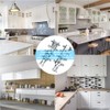 Favengo 2 Pcs Concealed Cabinet Hanger Universal Cupboard Wall Brackets