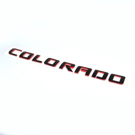 Yoaoo 1x OEM Colorado Red Line Nameplate Emblem Badge 3D Letter Compatible with Original Redline