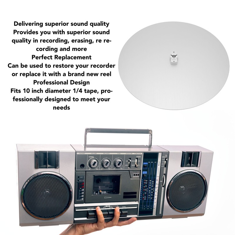 Recorder Tray Base Aluminum Alloy Silver Professional Reel To Reel