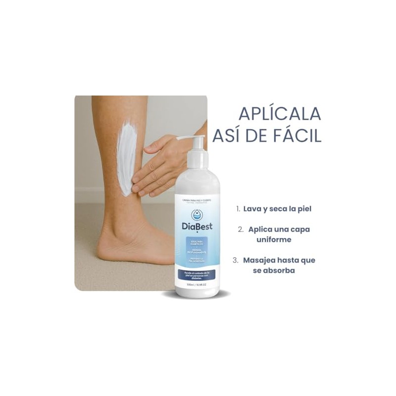 Diabest Crema Hidratante Para Pies y Cuerpo Con Urea y