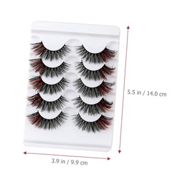 Beavorty 3d False Eyelashes 5 Pairs Long Natural Lashes for Makeup and Cosmetics