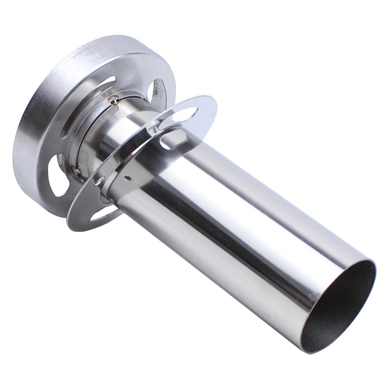 ApplianPar 4'' inch Adjustable Stainless Steel Round Exhaust Muffler Tip
