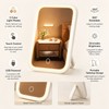 LED Makeup Mirror for Travel & Bedroom – 3-Color Dimmable
