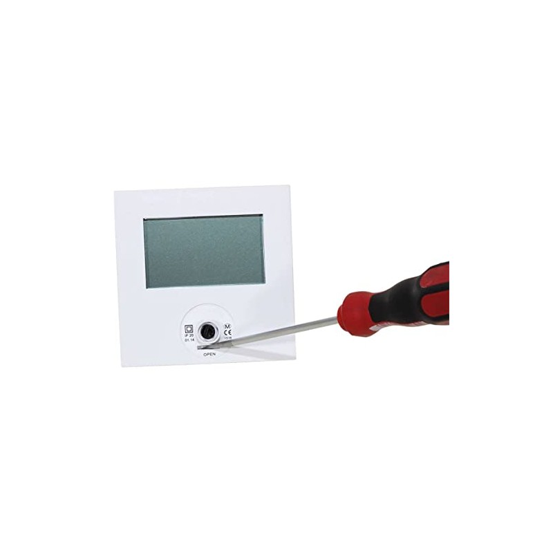 Möhlenhoff Room Thermostat LCD Alpha Direct 230 V White for