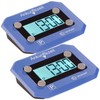 Lescars Electronic Parking Meter: Set of 2 Ultra Compact Digital