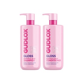 Gloss Shampoo and Conditioner Set, Glycolic Acid, Sulphate-Free, Creates Perfect Shine 400ml