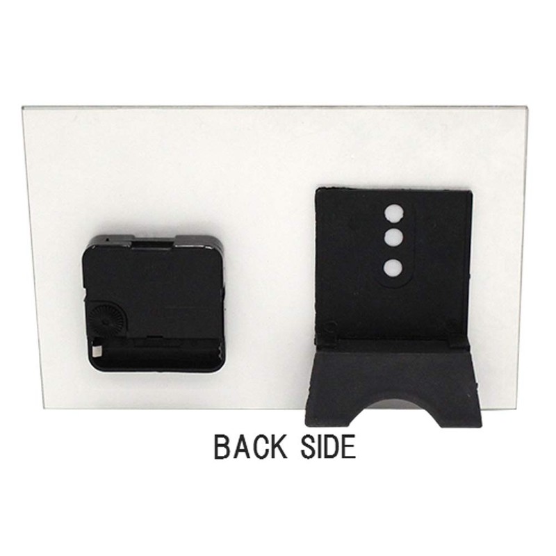 Keystone CL050034 Glass Art Picture Clock, 7.9 x 1.8 x