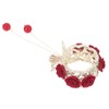 Outanaya Rhinestone Rose Tassel Hair Claw Clip for Women Sparkly