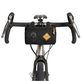 RESTRAP Bicycle Canister Bag, Black, 0.3 gal (1.5 L), Waterproof, Lightweight Bar Bag