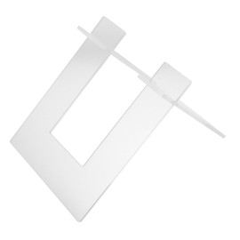 TEHAUX Transparent Acrylic Scooter Stand Portable Kickstand Holder for Balance Bikes Lightweight Display Rack for Indoor Outdoor Use Easy Tool Setup Durable and Sturdy Design