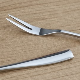 HOMMP Horquillas de acero inoxidable de 16 piezas con dos puntas, horquillas para cócteles Bistro, horquillas pequeñas para frutas