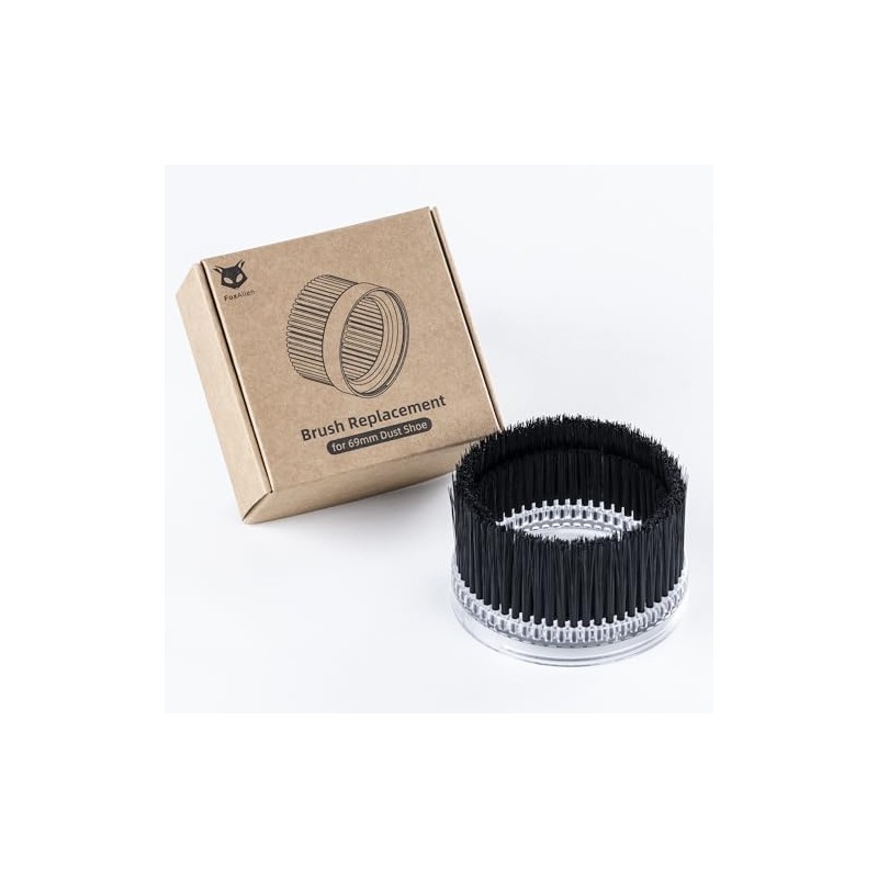 FoxAlien 69mm Diameter Dust Shoe Brush Replacement for CNC Milling