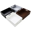 Creative Deco Brown Wooden Crate Fruit Box Basket 30 x