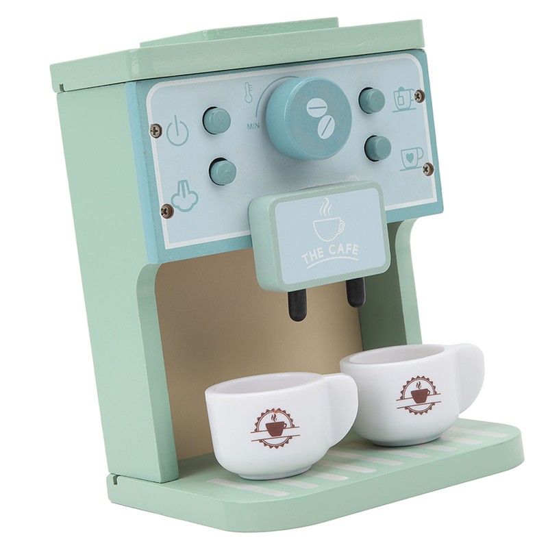 Coffee Maker Toy Fun Early Education Simulation Milk Cups Round