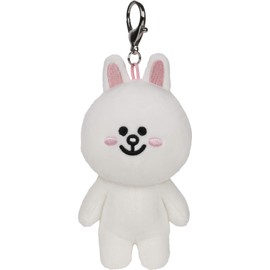 GUND LINE Friends Cony Rabbit Backpack Clip Plush Stuffed Animal, 5"