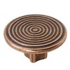Decoranddecor Mira Spiral Round Cupboard Knob Handle - 40mm Diameter