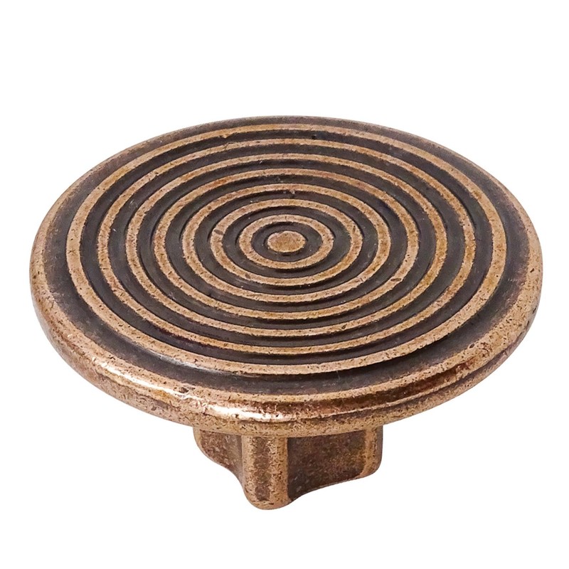 Decoranddecor Mira Spiral Round Cupboard Knob Handle - 40mm Diameter