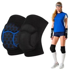 Rodilleras Voleibol, rodilleras de esponja gruesa, rodilleras transpirables para prevención de colisiones para deportes al aire libre, correr,...     
